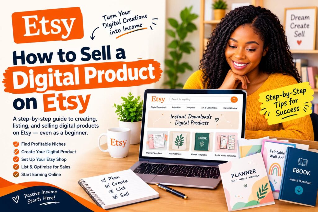 How to sell a digital product on Esty