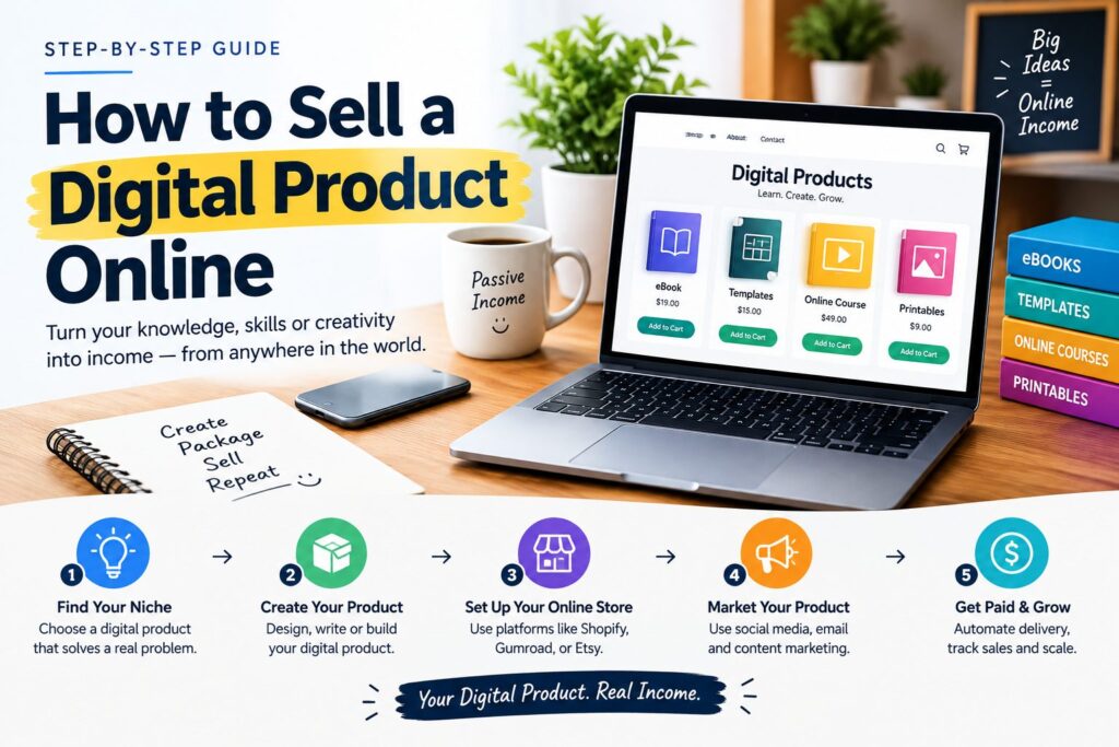 How to sell a digital product online