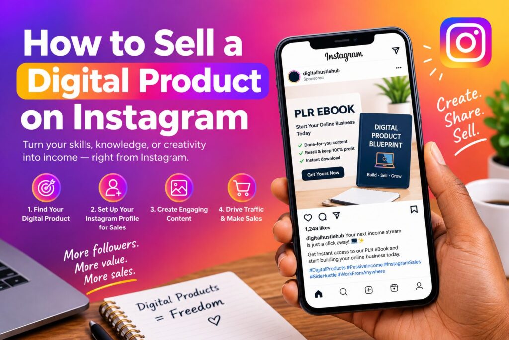 How to sell a digital product on Instagram