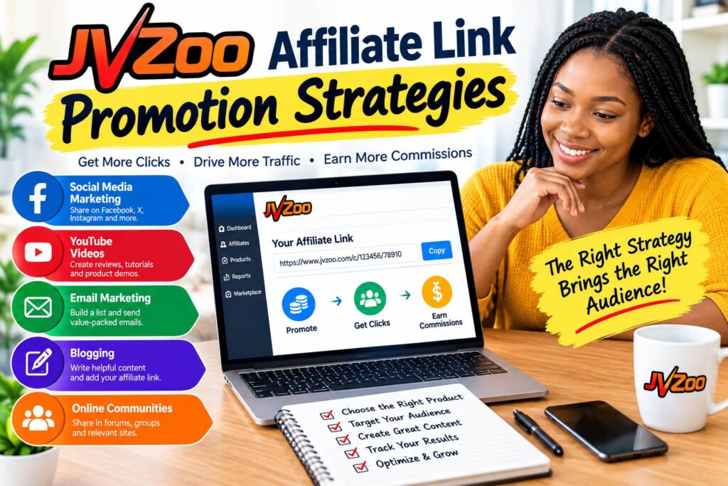 Jvzoo affiliate link Promotion Strategies