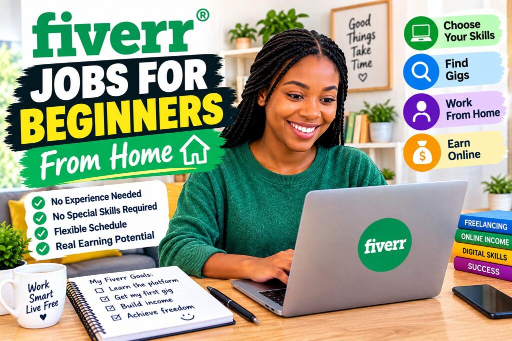 Fiverr Jobs For Beginners From Home