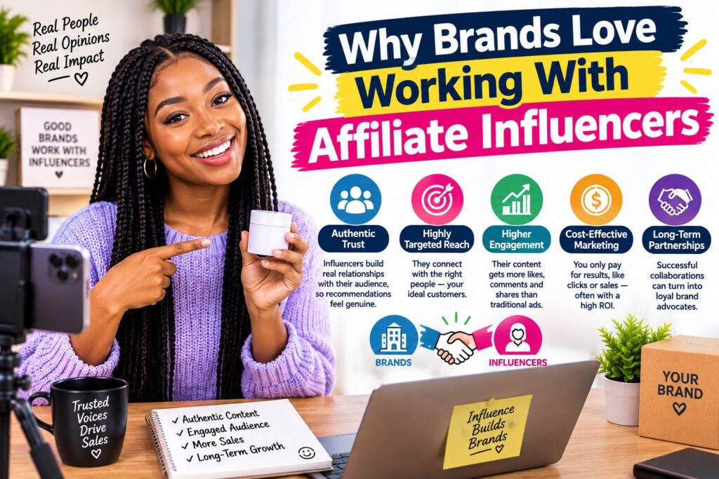 Why Brands Love Working With Affiliate Influencers