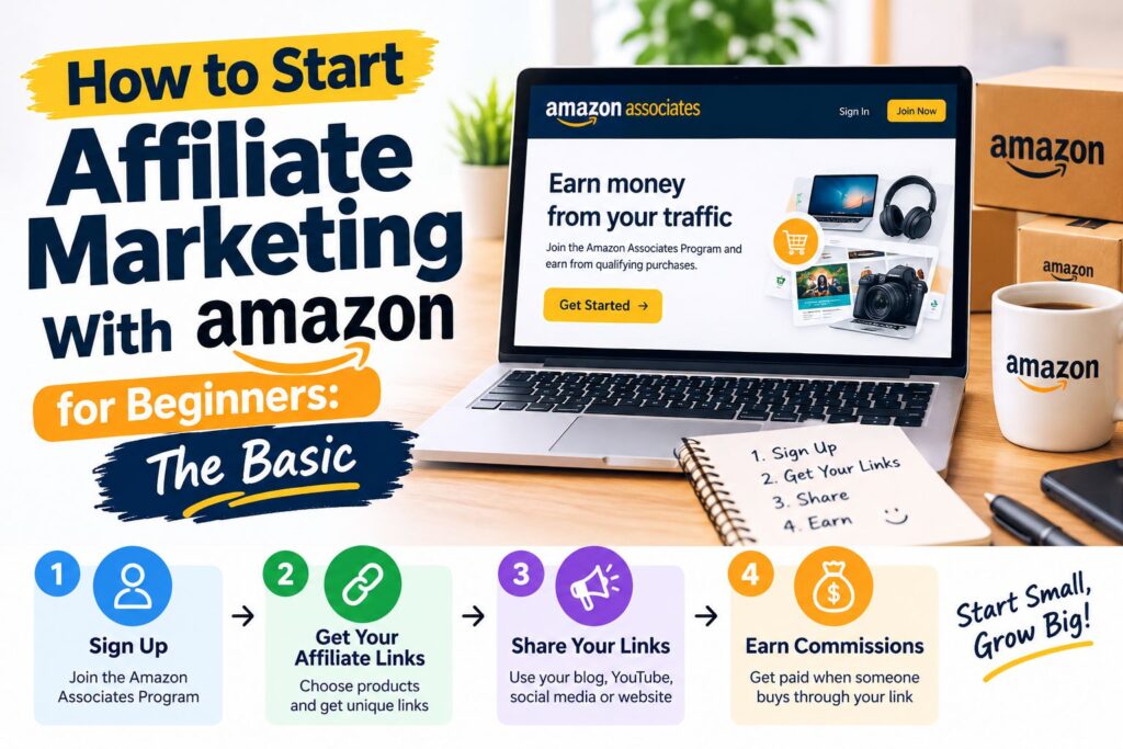How to Start Affiliate Marketing With Amazon for Beginners: The Basics